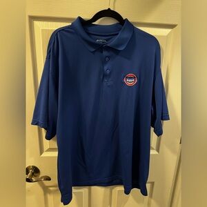 Chicago Cubs Antigua Polo Shirt XXL Blue MLB Golf Performance Mens